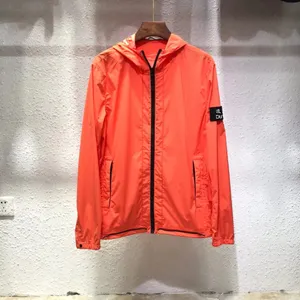 DUYOU Hommes Vestes Coupe-Vent Zip À Capuche Crème Solaire Survêtement Hip Hop Designer Manteaux Brassard Mode Printemps et Automne Parkas Imperméables Taille M-2XL 800025