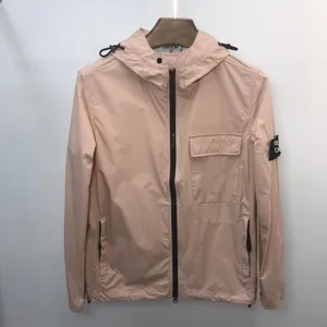 DUYOU Hommes Vestes Coupe-Vent Zip À Capuche Crème Solaire Survêtement Hip Hop Designer Manteaux Brassard Mode Printemps et Automne Parkas Imperméables Taille M-2XL 800031