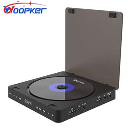 Lecteur DVD pour le CD TV CD VCD HD 1080p Les lecteurs vidéo prennent en charge AV Connexion avec un casque d'entrée USB 3,5 mm Séprécion LED Tactile 240415