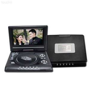 DVD VCD Player 7.8 Inch Mobile DVD Player Hd Portable Screen 270° Rotary EVD Inteeligent TV Rechargeble CD Player with Loudspeaker L230916