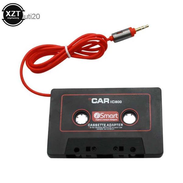 Reproductor de DVD VCD Adaptador de cinta de casete para automóvil Convertidor de cinta de casete de audio auxiliar para automóvil de 3,5 mm para teléfono móvil Reproductor de CD para automóvil MP3 MP4 Reproductor de cinta para automóvil L2402