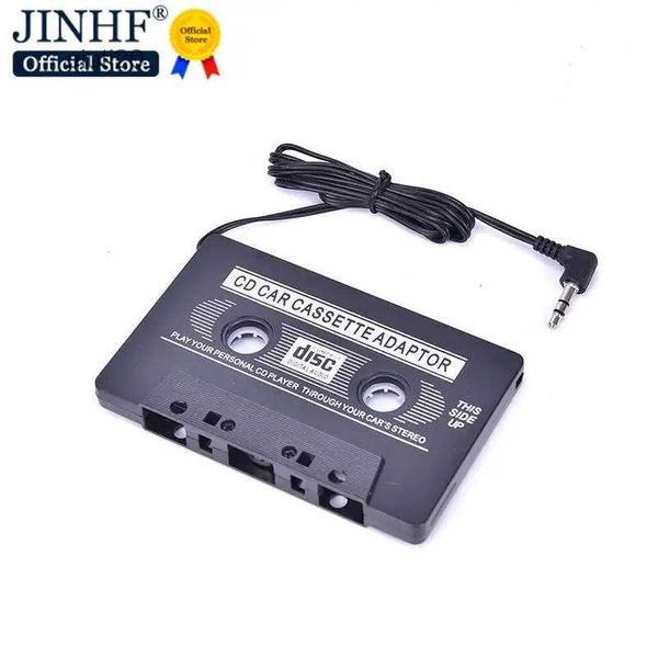 Adaptador de cinta de casete para reproductor de DVD y VCD para reproductor de DVD y CD MP3, casete Universal negro para coche, Audio para coche de alta calidad L2402