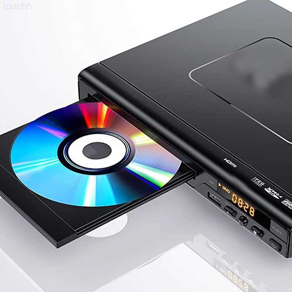 Lecteur DVD VCD Lecteur DVD domestique pour TV Vidéo CD VCD U Disque MP3 Multi-région avec télécommande Câble AV 5.1 canaux USB Multimédia L230916