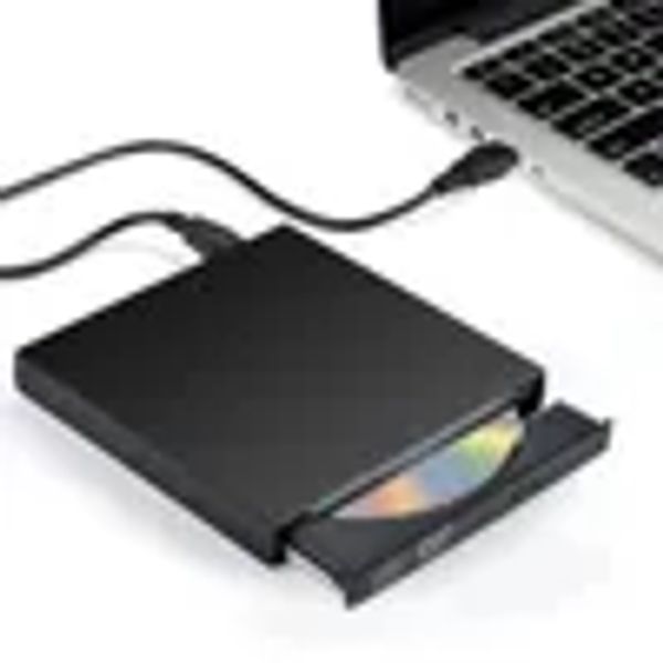 Lecteur DVD VCD USB 20 lecteur CD externe Mp3 musique films lecteur Portable pour Windows 7 8 10 ordinateur Portable ordinateur de bureau ordinateur 230714 ZZ