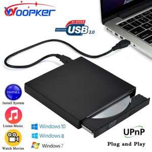 Reproductor de DVD VCD Woopker USB 20 Unidad de CD externa Mp3 Música Películas Lector portátil para Windows 7 8 10 Computadora portátil Computadora de escritorio 230714