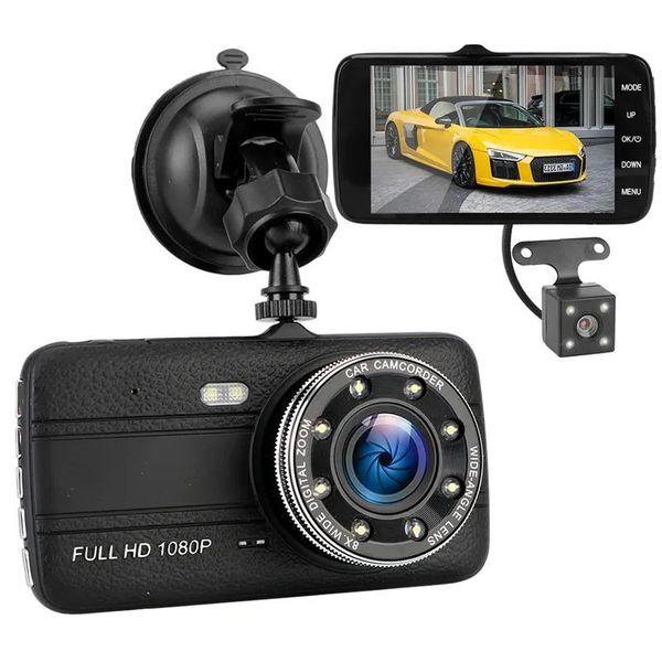 DVRS 1080p Car Hd Car DVR VIDEO VIDEO VICHIELLE RECORDER NIGIQUE 4 