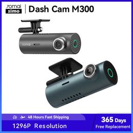 DVRs Caméra Enregistreur Gris 24H Parking Mode WIFI App Control 70mai Dash Cam M300 Voiture DVR 140° FOV 1296P Night VisionHKD230701