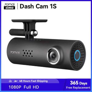 DVR voiture DVR APP anglais commande vocale 70mai 1S 1080P HD Vision nocturne 130FOV caméra enregistreur automatique WiFi Dash CamHKD230701