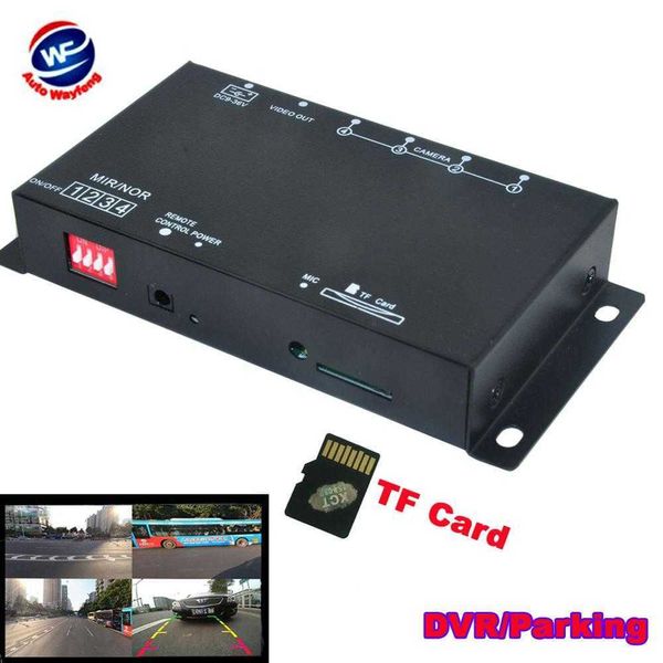 DVRs Car DVR Recorder 936V Aparcamiento Asistencia Video Switch Combiner Box 360 Grados Izquierda Derecha Delantero Trasero CameraHKD230701