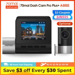 DVR Dash Cam Pro Plus A500S 2023 Version améliorée GPS intégré ADAS Car DVR 24H Parking Monitor App Control 1944P 70mai A500SHKD230701