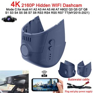 Dvr Voor Audi A3 A4 A5 A8 A2 Q3 Q5 Q7 Q2 S3 S5 RS3 20162019 4K Dash cam Voor Camera Recorder Dashcam Wifi Auto Dvr OpnameHKD230701