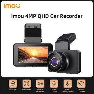 DVRs IMOU 4MP Dash Cam Car DVR Video Recorder Visión nocturna Control de voz 24h Monitor de estacionamiento Lapso de tiempo GSensor Dashcam Cámara frontalHKD230701