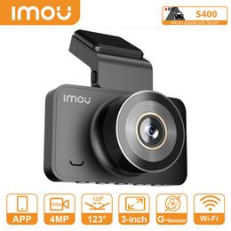 DVR's IMOU Dash Camera S400 Auto DVR met 3 "IPS Scherm APP Interconnectie 24H Parking Ondersteuning Voice Control Meertalig SysteemHKD230701