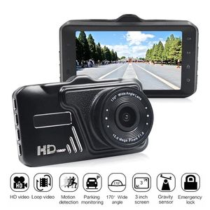 DVRs Nouvelle voiture DVR vidéo dashcam 3.0 pouces full HD 1080P 170 degrés enregistreur de données de véhicule enregistrement en boucle Gsensor moniteur de stationnement