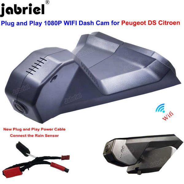 DVRs Plug and Play Wifi Dash Cam Caméra Voiture DVR Peugeot 3008 4008 5008 DS4 DS5 DS5LS DS6 DS7 DS9 pour Citroen C2 C3 C4 C5 C6HKD230701