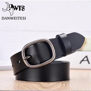 DWTSWomen s Belt Fashion Female Genuine High Quality s For Pin Buckles Fancy Vintage para Jean 220624