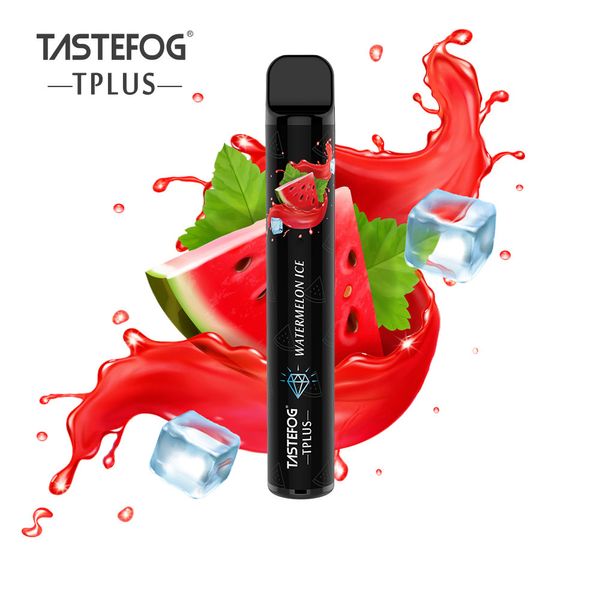 DX Tastefog de taste -vape desechable 20mg 800 sandía de sandía con sabores de hielo de mango helado en el mercado europeo