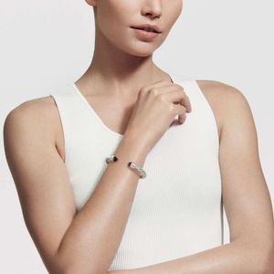 DY bracelet designer câble bracelets bijoux de modeDY nouveau bracelet personnalisé mm bague sertie de diamants Moissant pour vente directe