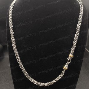 Dy marca diseñador Mujeres hombres Collares pendientes Oro clásico Plata 925 Vintage varias formas Collar de diamantes longitud 45-90 cm regalo de joyería con caja envío gratis