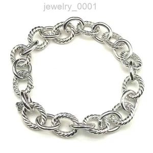 Dy Circle Link Chain Charm Designer Bracelet pour femmes Chaînes cubaines Diamonds Fashion Retro Luxury Party Bijoux Bijoux Populaire en Europe et Amérique 6H9J
