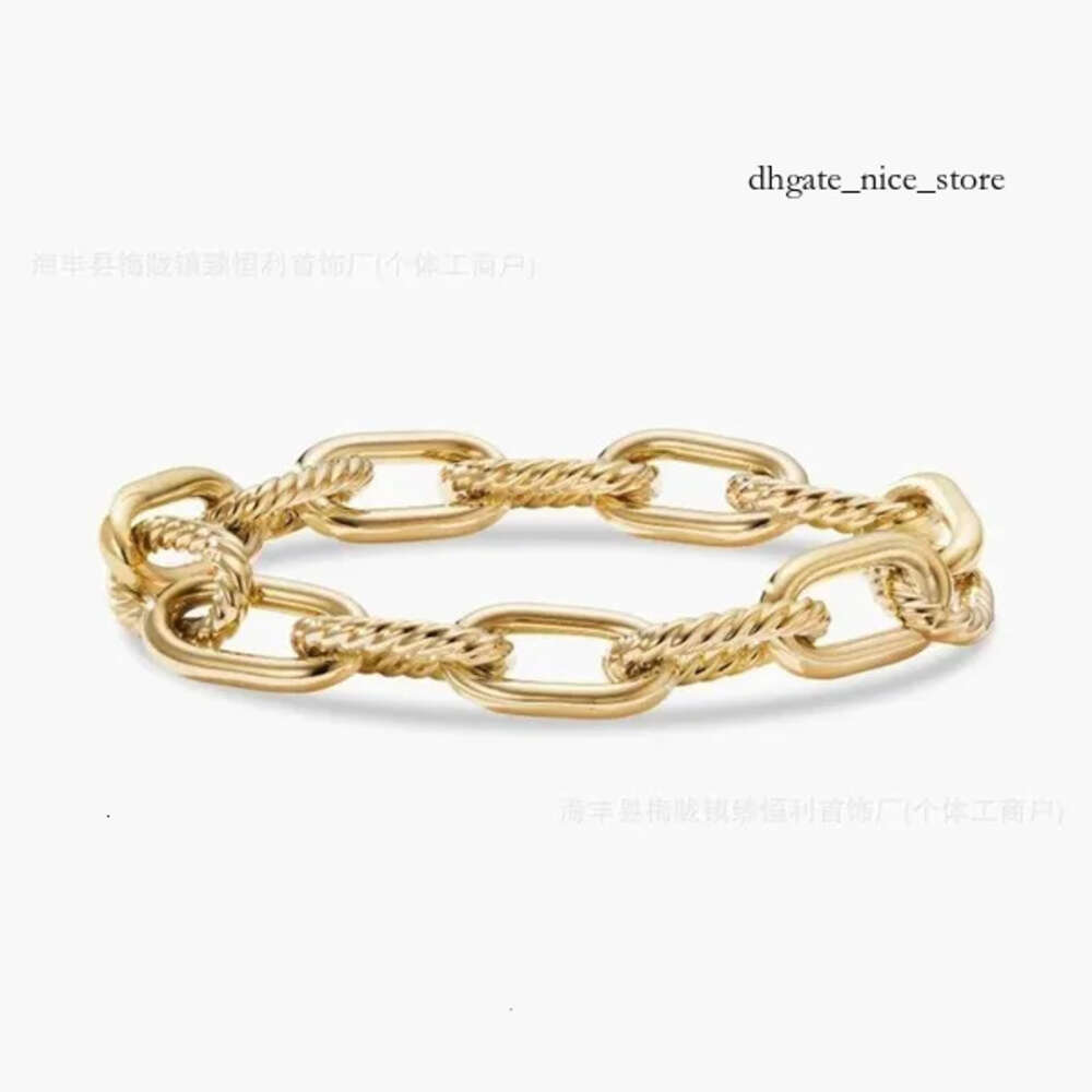 DY Desginer Yurma Bracelets Jewelry Simple and Elegant Popular Woven Twisted Rope Ring David Bracelet High Quality Fashion Wedding Gift 274