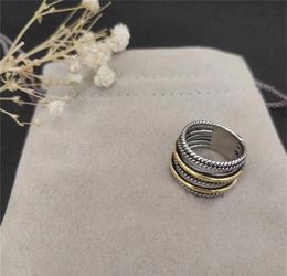 Dy designer verlovingsringen voor dames gedraaide kabel draad heren sieraden ontwerpers ring mode bruiloft edelsteen dy diamanten ring romantische zh147 E4