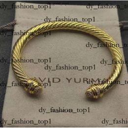 DY Designer Marca de moda de alta calidad Tendencia de lujo David Yurma Bracelets Pulseras de joyería Simple y elegante Ring Popular Woven Twisted Ring David Bracelet 969