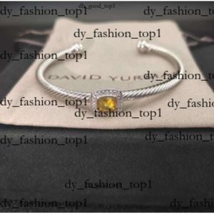Dy Designer Hoogwaardige modemerk Luxury trend David Yurma armbanden sieraden Bracelet Eenvoudige en elegante populaire geweven gedraaide ring David Bracelet 380