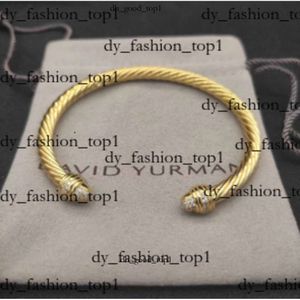 Dy Designer Hoogwaardige modemerk Luxury trend David Yurma armbanden sieraden Bracelet Eenvoudige en elegante populaire geweven gedraaide ring David Bracelet 781