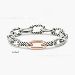 Dy Designer Fashion High Quality Luxury David Yurma Bracelets Bijoux Bracelet Simple and Elegant Popular Woven Twisted Ring David Bracelet 4320