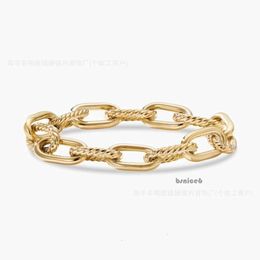 Dy Designer Fashion High Quality Luxury David Yurma Bracelets Bijoux Bracelet Simple and Elegant Popular Woven Twisted Ring David Bracelet 4979