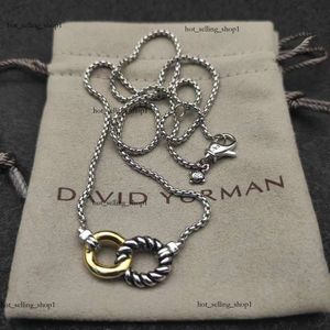 Dy Men Ring David Yurma Collier pour femme designer bijoux argent Collier Dy Collier Luxur