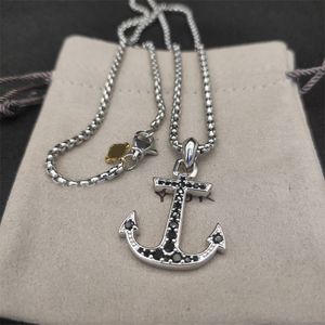DY collar torcido joyería para hombres encanto de perlas collar de diseñador vintage mujeres diamantes de imitación clásico cadena larga ajustable para hombre con colgante zh141 B4