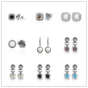 DY Vintage boucle d'oreille Designer bijoux oreille Stud pour femme homme mode crochet torsadé Sier aiguille plaqué or boucles d'oreilles Couple cadeau livraison gratuite