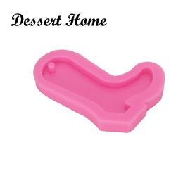 DY0066 DIY COWBOY BOTES EPOXY RESIN MOLTS SCHOEMS SILICONE MOLT VOOR KEYCHAINKEN SIERADY MAKEN ACCESSOIRES TOOLSEN MAKEN