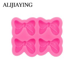 DY1645 Bow Resin Mold Epoxy Diy Crafts, Safe Pastry Dessert Candy Chocolate Bow Tie Candycake Pop Baking Silicone Mold voor cake