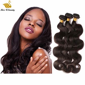 Dyable Natural Color Body Wave Golvende Remy Menselijk Haar Bundels Cuticle Early HealthyHair No Shedding Tangle Split Eindigt