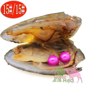 Perles teintes, huîtres Akoya, perles, jumeaux ronds 6-7mmAAAA, perles d'eau douce de 28 couleurs, emballées sous vide, bijoux fabriqués