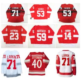 Maillot de hockey des Red Wings Dylan Larkin Detroit Moritz Seider Lucas Raymond Alex Nedeljkovic Tyler Bertuzzi Pius Suter Zadina Reverse Retro Win 3469