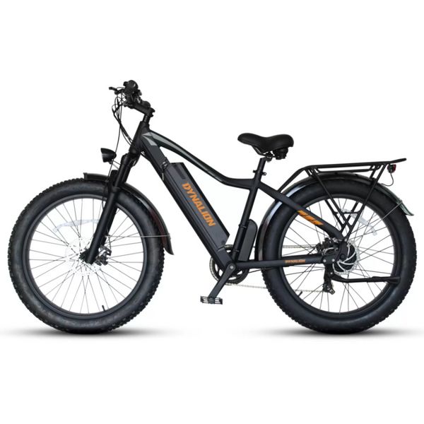 Dynalion Bicicleta eléctrica para adultos Neumático ancho de 26 