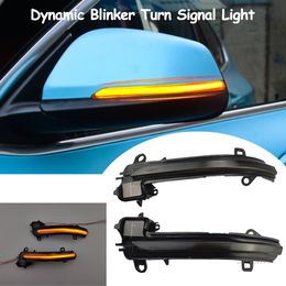 Clignotant dynamique clignotant pour BMW X2 X1 F48 F49 1/2 série F45 F46 F52 2016-2018 indicateur de miroir latéral LED clignotant