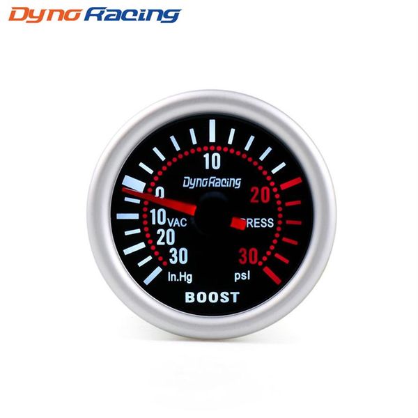 Dynoracing 2 ''52mm universel fumée Len Turbo Boost jauge PSI pointeur Boost jauge 12V LED numérique jauge compteur voiture mètre 288t