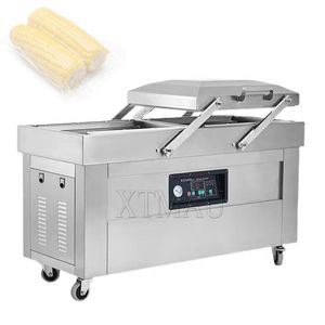 DZ-400/2S emballage sous vide café Double chambre plateau alimentaire scellant Fruits riz Machine à emballer alimentaire sac en plastique