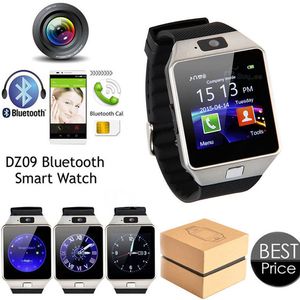 DZ09 Reloj inteligente Bluetooth para pulsera Apple Android Relojes inteligentes SIM Teléfono móvil inteligente Cámara Bluetooth Reloj inteligente en estado de suspensión