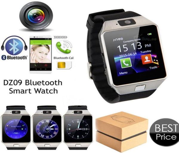 DZ09 Bluetooth Smartwatch pour Wrisband Apple Android Smart Watches Sim Intelligent Mobile Phone Bluetooth Camera Sleep State Smart7168053