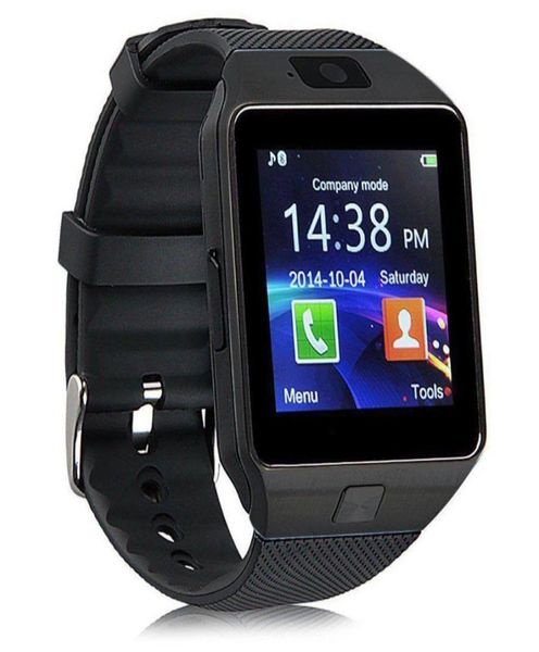 DZ09 Smart Watch Bluetooth Smartwathes para teléfonos inteligentes Android SIM Tark Slot Watchs para Android en caja minorista con 40 días1871311