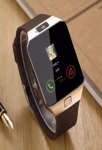 DZ09 Smart Watch DZ09 kijkt Wrisbrand Android iPhone Watch Smart Sim Intelligent Mobile Phone Sleep State SmartWatch Retail Pack7558158