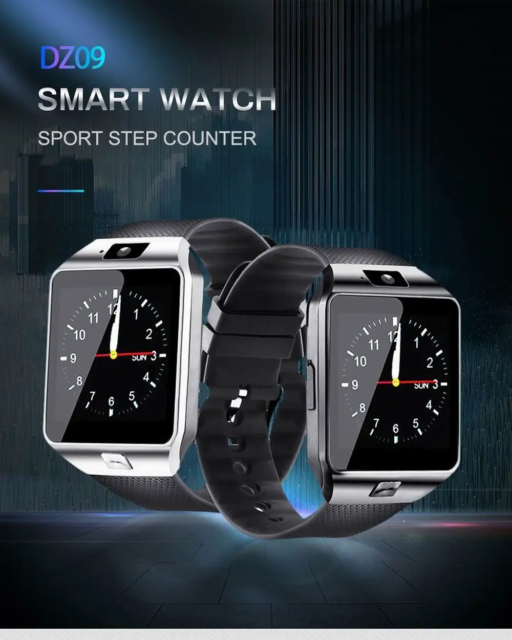 DZ09 Smart Watch For Men Original Watches SIM TF Camera Women Bluetooth Music Wristwatch With Big Battery Smartwatch Android IOS