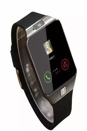 Relojes inteligentes DZ09 con pantalla táctil para tarjeta SMART para teléfonos inteligentes para iPhone Android SmartWatch3598647