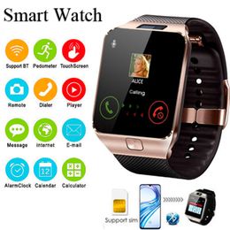 DZ09 femmes Bluetooth montre intelligente Smartwatch Android Fitness Tracker montres subwoofer hommes prend en charge la carte SIM